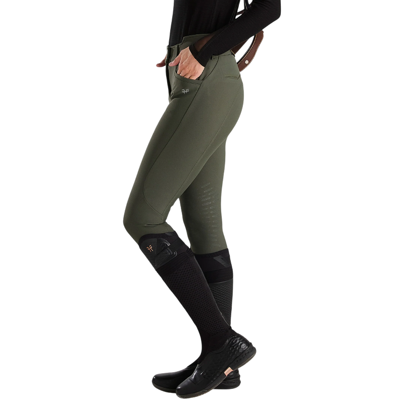 Horse Pilot - Pantalon d'équitation femme X-Perform Iconic forest night