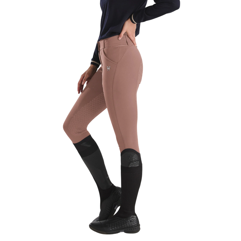 Horse Pilot - Pantalon d'équitation femme X-Prime soft brown full grip