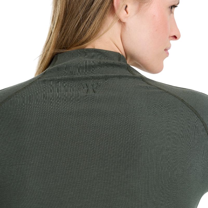Horse Pilot - T-shirt maniche lunghe anti UV donna Solaris forest night