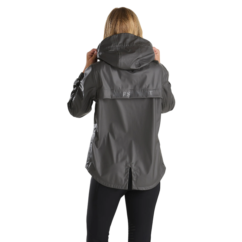 Horse Pilot - Veste de pluie femme Short Raintech iron