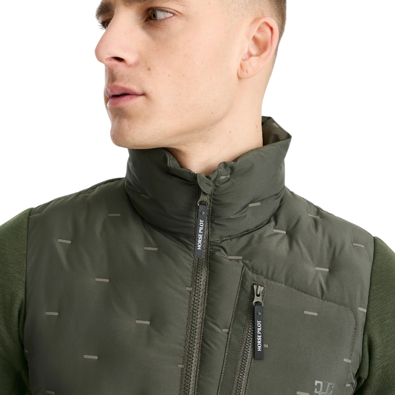 Horse Pilot - Chaqueta manga larga hombre Pulse Hybrid forest night