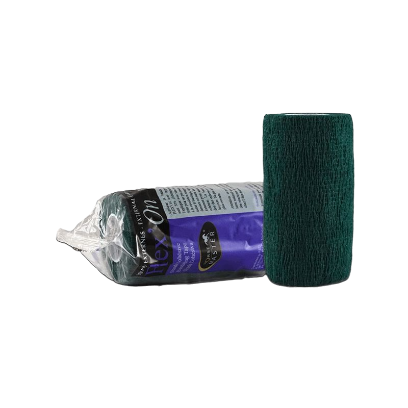 Horse Master - Flex'on multi-use elastic cohesive care bandage dark green