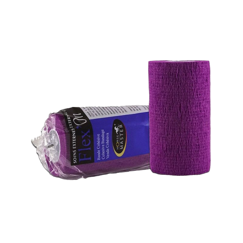 Horse Master - Flex'on multi-use elastic cohesive care bandage purple