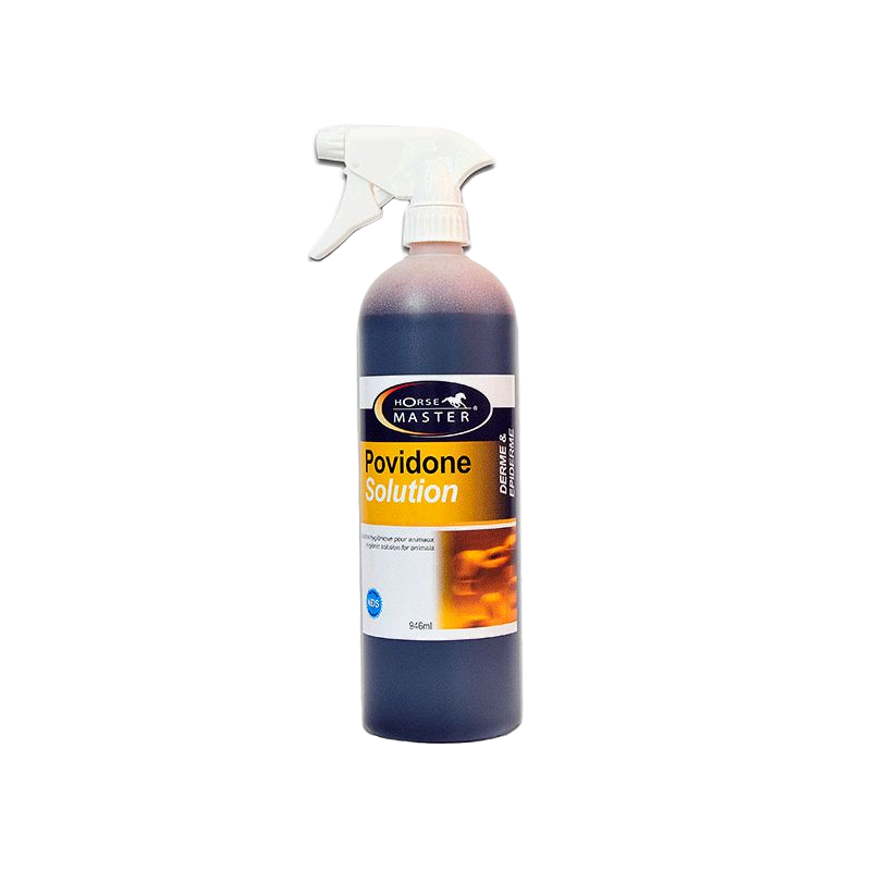 Horse Master - Povidone Solution 10% disinfectant and cleaning hygienic spray