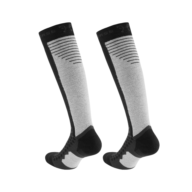 Horse Pilot - Winter compression socks black/grey
