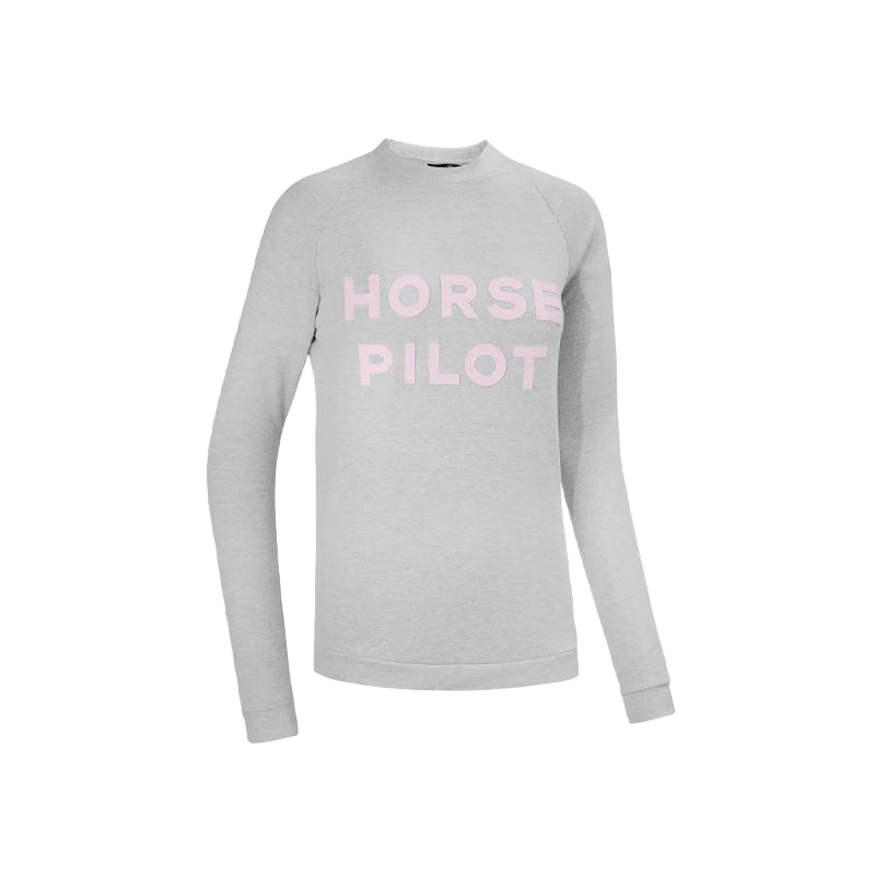 Horse Pilot - Summer gray women's sweatshirt