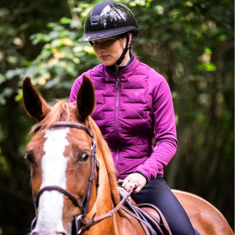 Horse Pilot - Women's long sleeve jacket Storm dark purple | - Ohlala