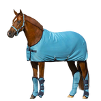 Horseware - Koszulka osuszająca Amigo Jersey niebieska/granatowa | - Ohlala
