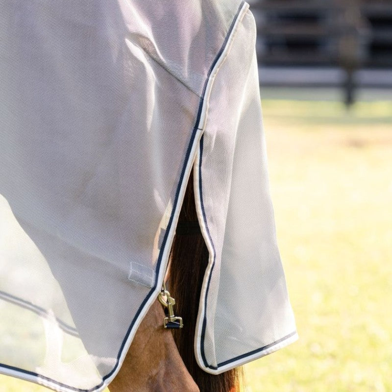 Horseware - Rambo Protector Fieldsafe Plus 虫よけシャツ シルバー/ネイビー/ホワイト/ベージュ | - Ohlala