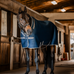 Horseware - Rambo Airmax Cooler Wicking Sheet Navy/ Thunderstorm Grey/ Silver | - Ohlala