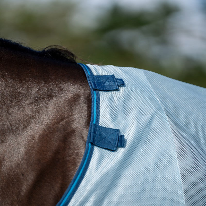 Horseware - Couverture anti-mouches Amigo Bug Buster azure blue/ marine/ bleu électrique