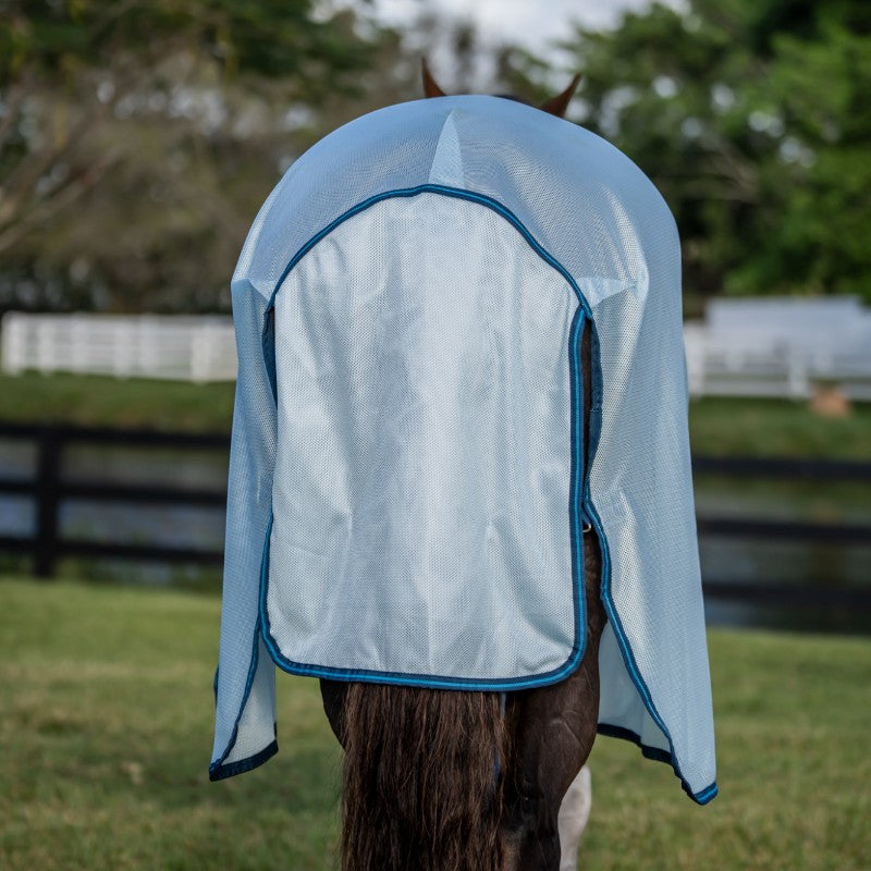 Horseware - Couverture anti-mouches Amigo Bug Buster azure blue/ marine/ bleu électrique