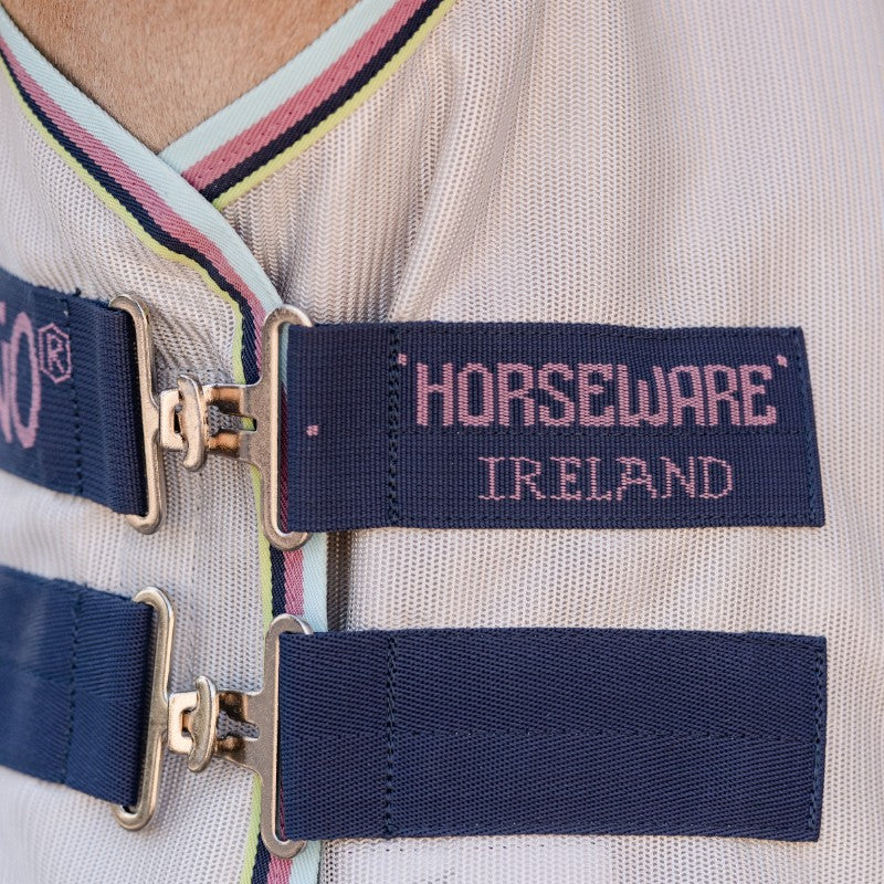 Horseware - Amigo Bug Rug Plus Anti-Fly Cover Small silver/lime/navy/pink/blue 