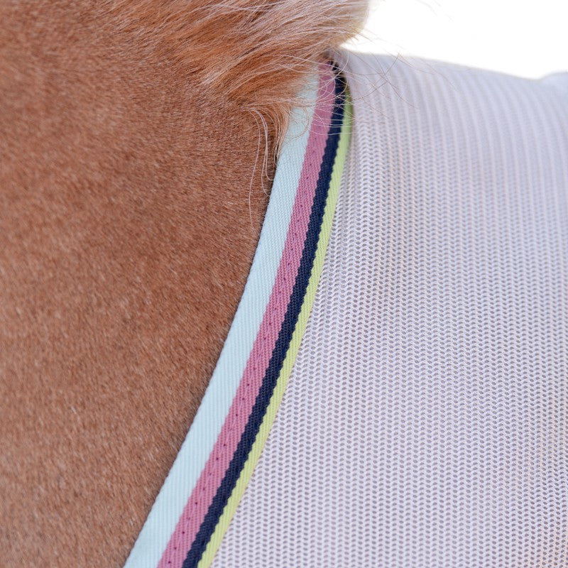 Horseware - Couverture anti-mouches Amigo Bug Rug Plus Petite argent/ lime/ marine/ rose/ bleu