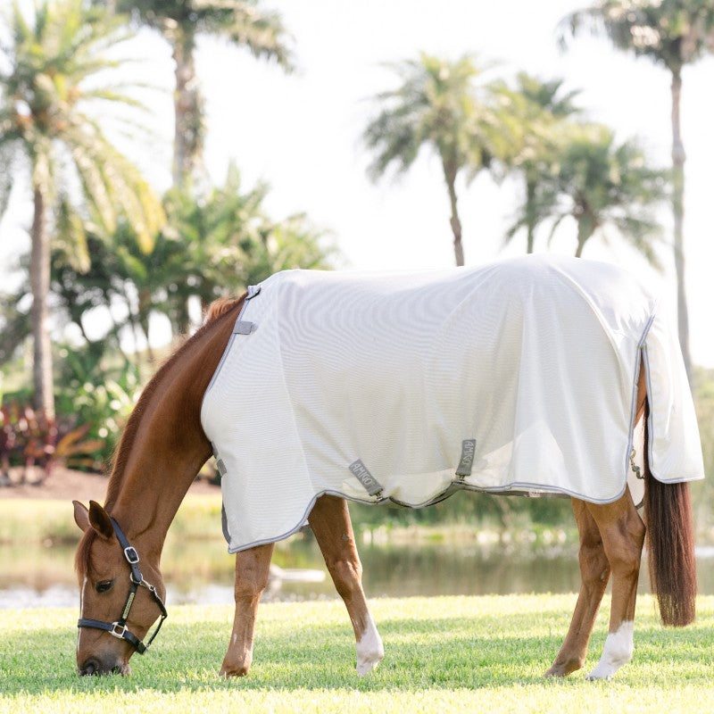 Horseware - Couverture anti-mouches Amigo Bug Rug silver/ titanium grey/ argent