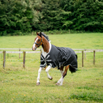 Horseware - Amigo Bravo XL Turnout Outdoor Blanket black/ titanium grey/ silver 150g | - Ohlala