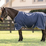 Horseware - Rhino Pony Turnout VL Outdoor Rug navy/ titanium grey/ Classic Blue 250g | - Ohlala