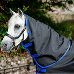 Horseware - Amigo Ripstop 900 Hood neck cover black/ classic blue 0g | - Ohlala
