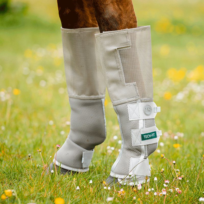 Horseware - Guêtres Rambo Tech-Fit Flyboot argent | - Ohlala