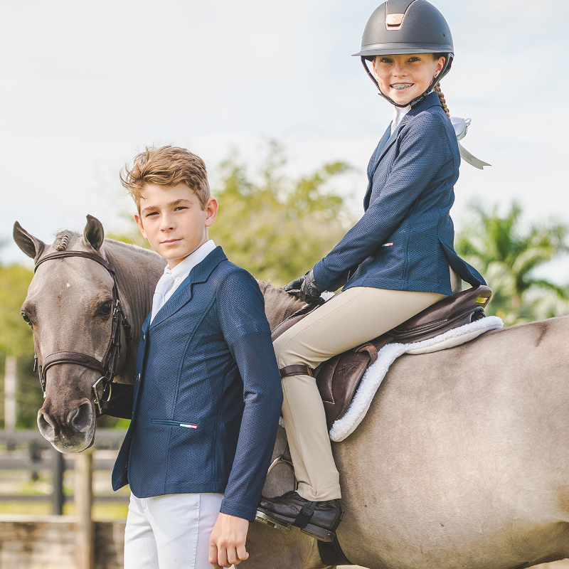 Horseware - Junior Show Jacket Motion Lite Navy