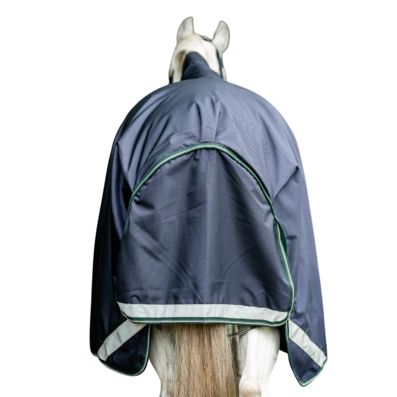 Horseware - Derka zewnętrzna Rambo Wug Turnout granatowa/ hunter green 400g | - Ohlala