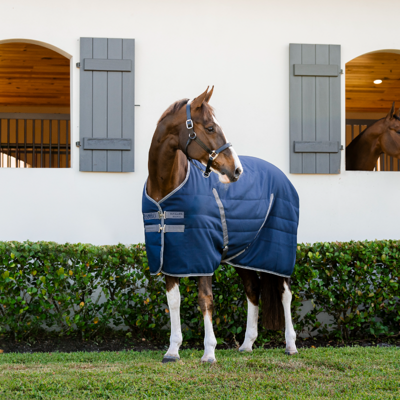 Horseware - Rambo Stable box cover marine/thunderstorm grey/silver 400g 