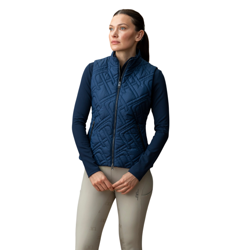 Horseware - Ärmellose Daunenweste Damen Neve Monogram Quilted core marine | - Ohlala