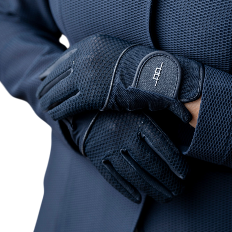 Horseware - Platinum MotionLite Mesh Riding Gloves navy | - Ohlala