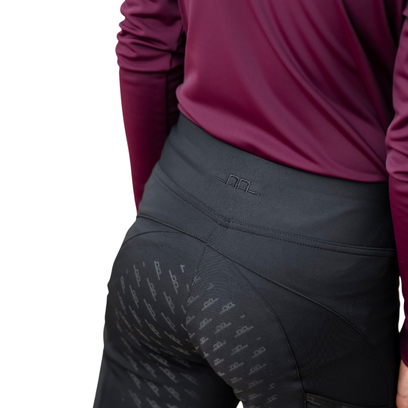 Horseware - Legging d'équitation enfant Alba Brushed noir full grip | - Ohlala