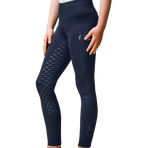 Horseware - Dziecięce legginsy jeździeckie Bina granatowe full grip | - Ohlala