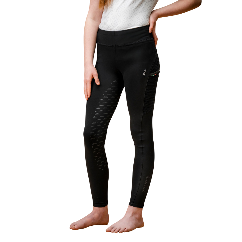 Horseware - Legging d'équitation enfant Bina noir full grip | - Ohlala