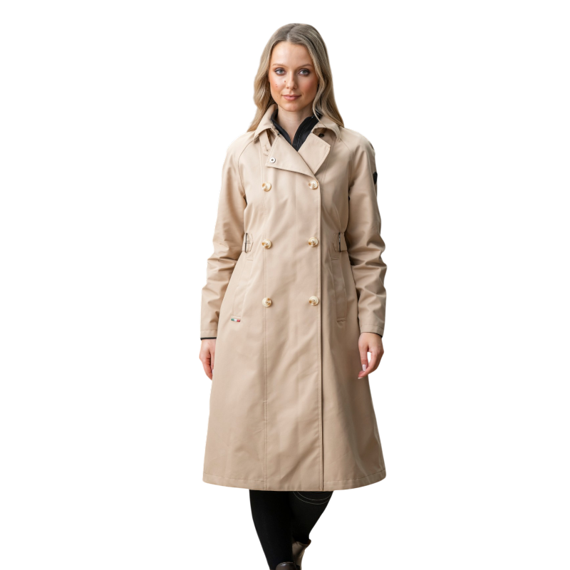 Horseware - Manteau femme Isabella Riding Trench sand | - Ohlala