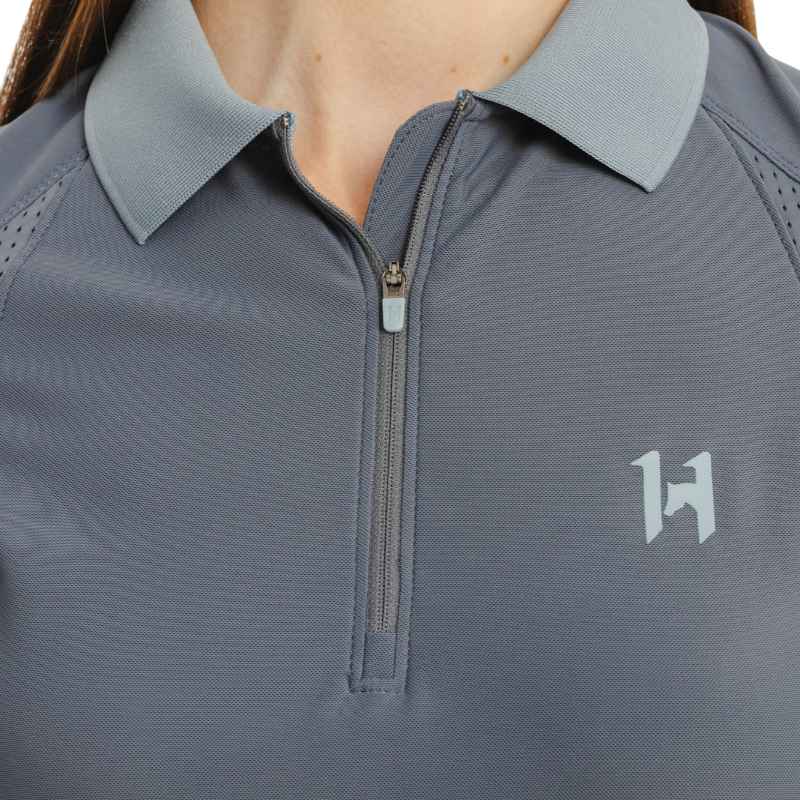 Horseware - Polo à manches courtes femme Tech indigo orchid | - Ohlala