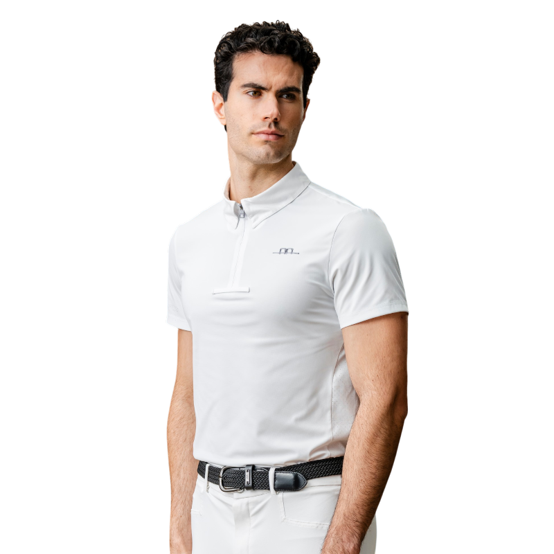 Horseware - Polo de concours homme Gabrio blanc | - Ohlala