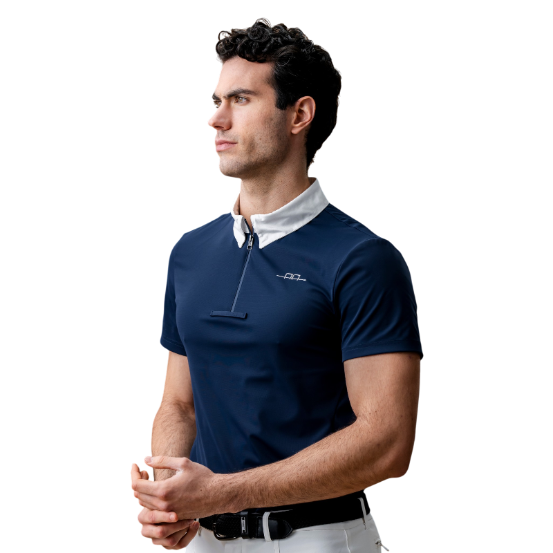 Horseware - Polo de concours homme Gabrio marine | - Ohlala