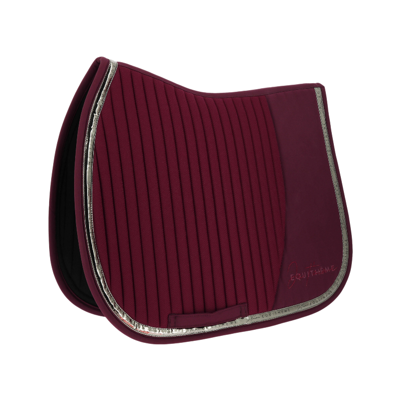Equithème - Tapis de selle EK-Talent bordeaux | - Ohlala
