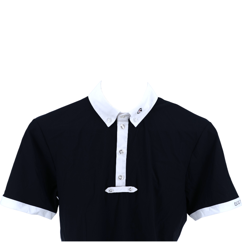 Ego7 - Heren Korte Mouw Wedstrijdpolo Top Marine