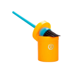 Imperial Riding - Brush with pot orange/blue | - Ohlala