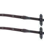 Jump'In - Rubber reins with 7 stoppers 1/2 One collection havana | - Ohlala