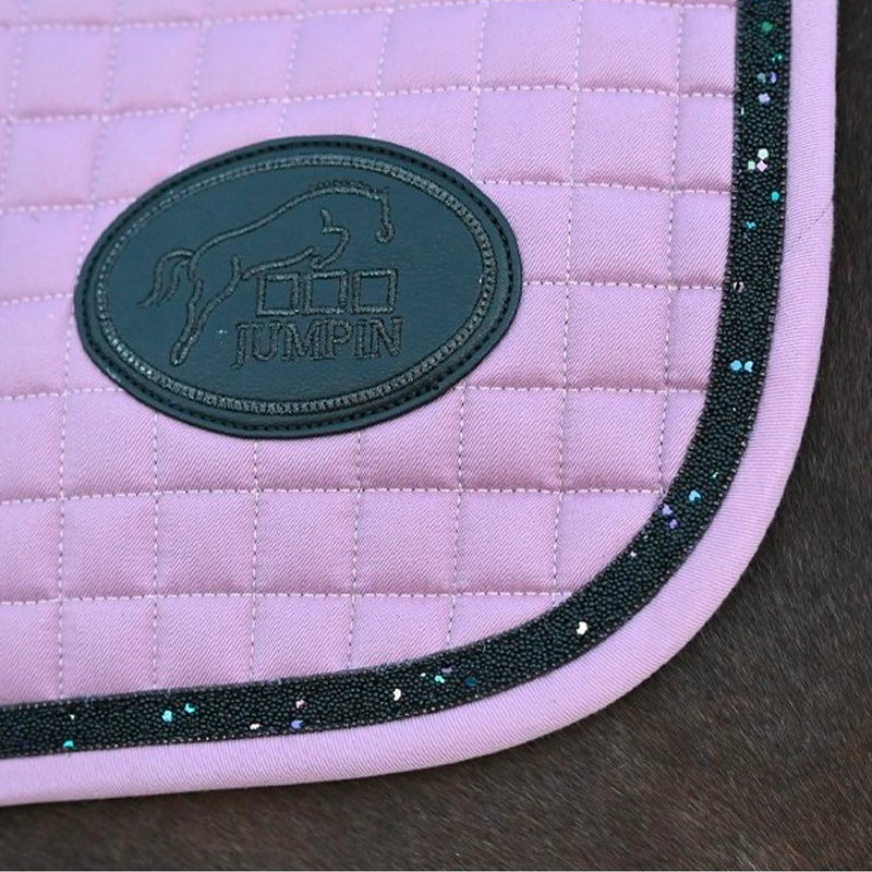 Jump'In - Tapis de dressage Carat rose poudré | - Ohlala