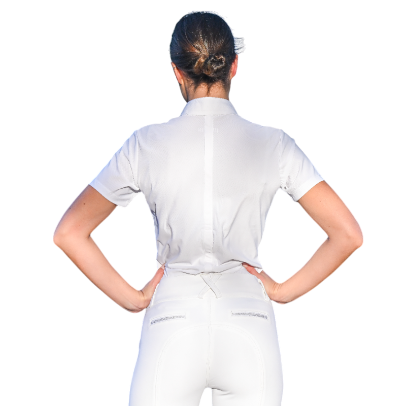 Jump'In - Chemise manches courtes femme Emma blanc | - Ohlala