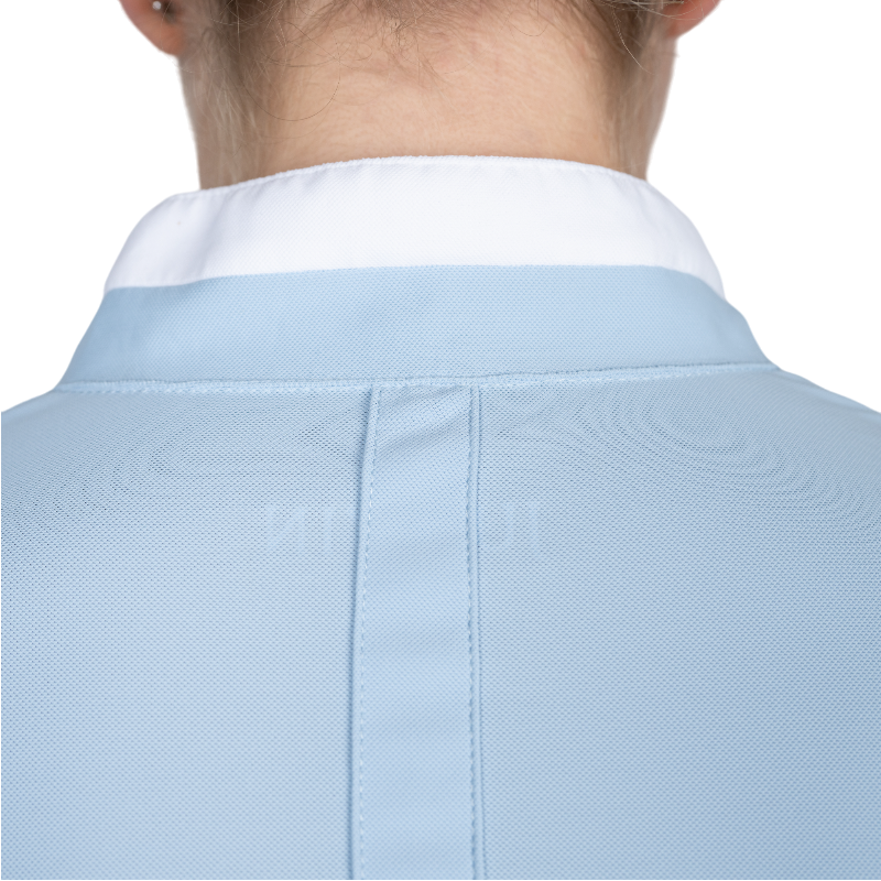Jump'In - Chemise manches longues de concours femme Carla bleu ciel