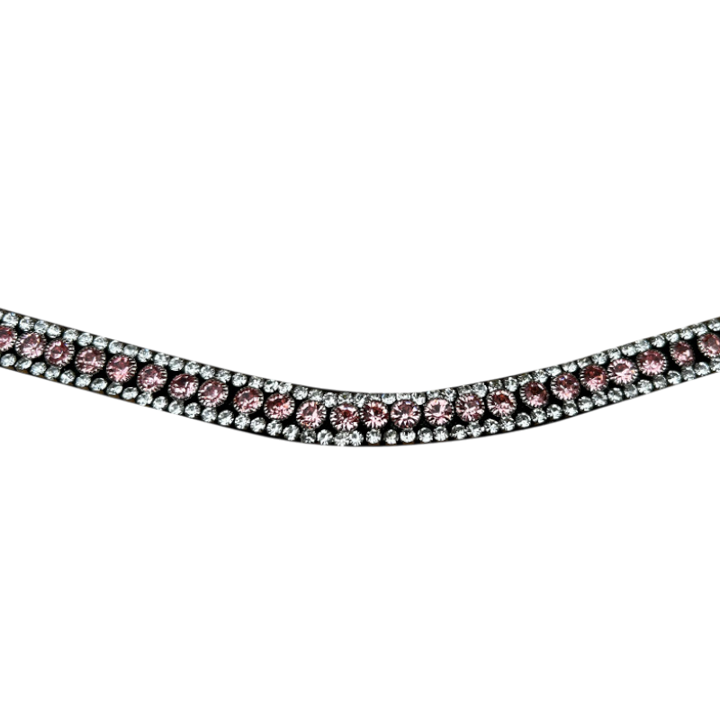 Jump'In - Frontale Diamante Fiore rosa/cuoio nero