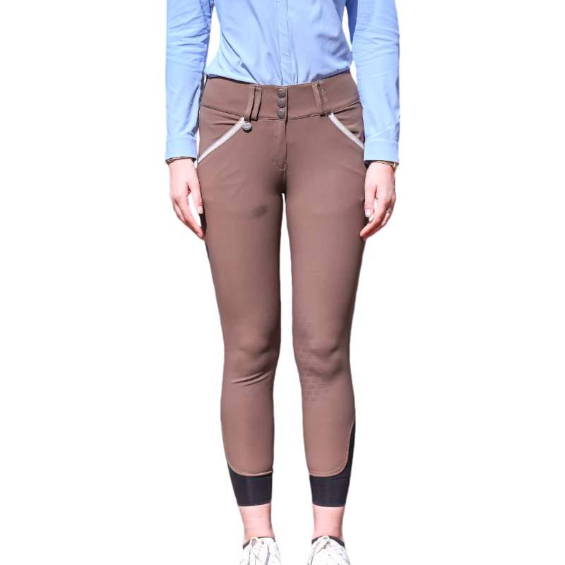 Jump'In - Pantalon d'équitation femme Sofia grège