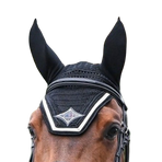 Jump'In - Bonnet chevaux Écusson noir lurex et champagne | - Ohlala