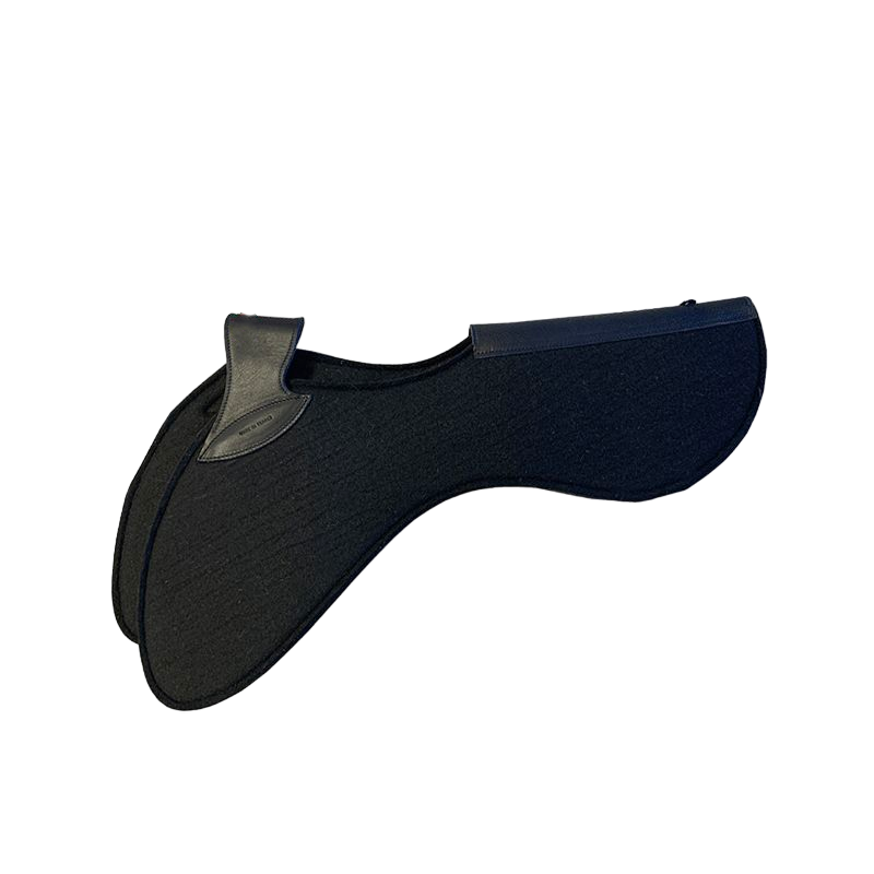 Jump'In - Amortisseur pour chevaux feutre Noir / Noir | - Ohlala