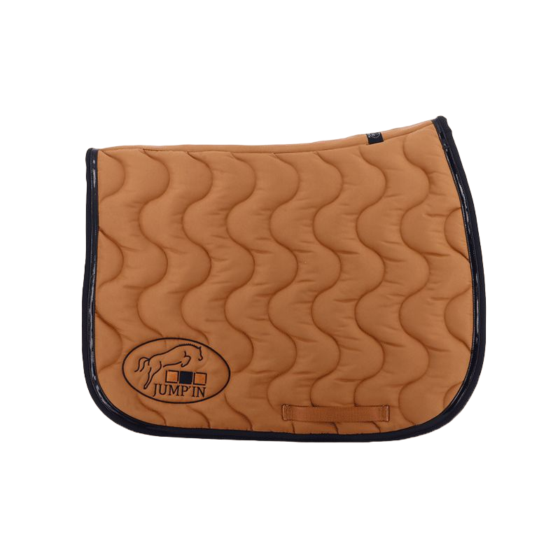 Jump'In - Tapis de selle beige foncé/ marine/ marine | - Ohlala