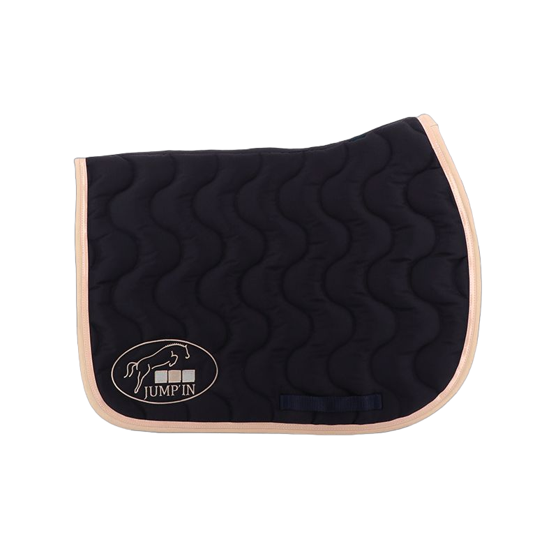 Jump'In - Tapis de selle marine/ champagne/ beige | - Ohlala