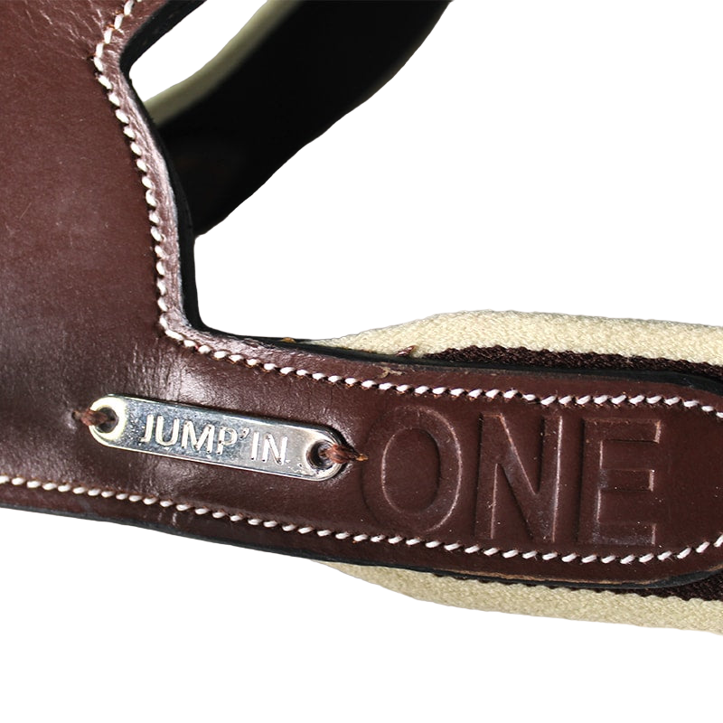 Jump'In - Collier de chasse élastique + martingale One Noir | - Ohlala