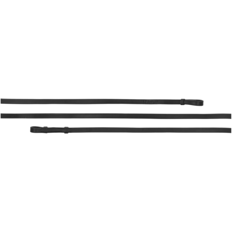 K By Equithème - Rênes en cuir lisse K-LINK noir